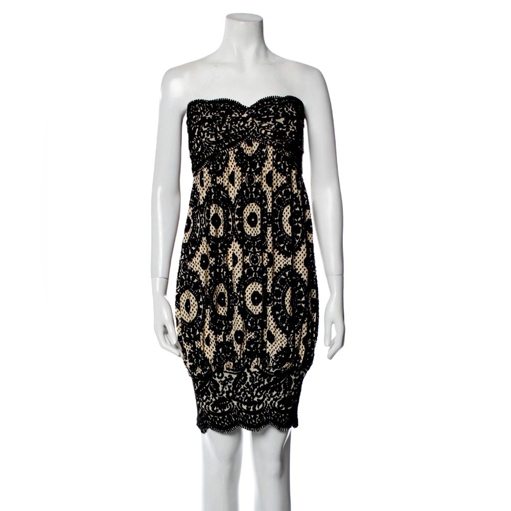 Diane von Furstenberg Lace Pattern Mini Dress